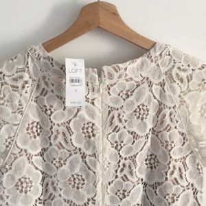 LOFT Dresses - White Lace Dress LOFT Dresses - White Lace Dress